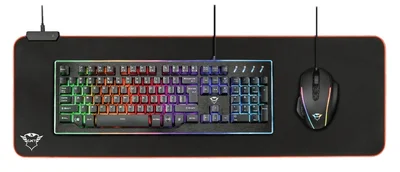 Геймърска подложка за мишка TRUST GXT 764 Glide-Flex XXL RGB, 930x300x3 mm, черен