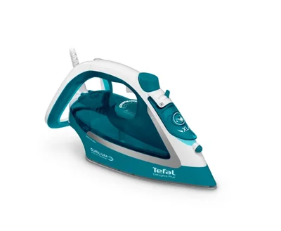 Ютия Tefal Easygliss Plus FV5737E0, 2500 W, 220 g/min парен удар, керамично покритие, синя