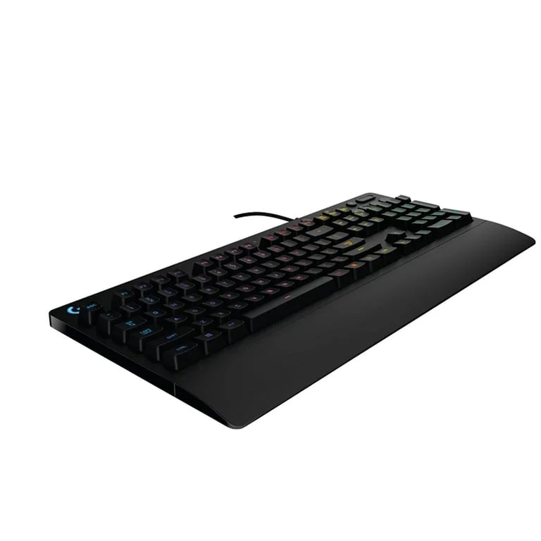 Гейминг клавиатура Logitech G213 Prodigy RGB, проводна, черен, US International, USB