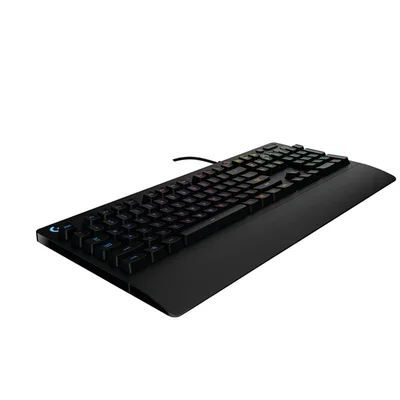Гейминг клавиатура Logitech G213 Prodigy RGB, проводна, черен, US International, USB