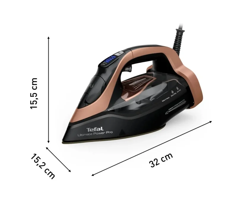 Ютия Tefal – FV9E50E0 Ultimate Power Pro, 3200W, 85 g/min, 300 g/min, черна