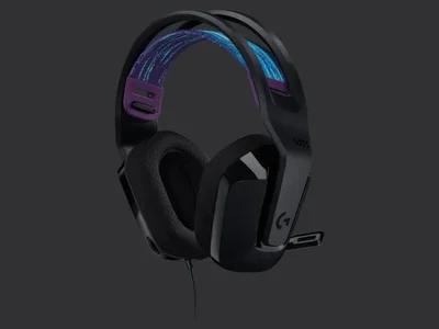 Logitech G335 Gaming Headset, PRO-G 40 mm Drivers, DTS Headphone:X 2.0 Surround, Blue Voice Microphone, 240 g, Black