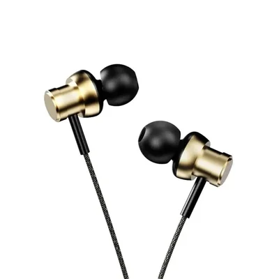 Слушалки HIFUTURE Hi5 In-ear, Champagne Gold, метален корпус, микрофон, USB Type-C