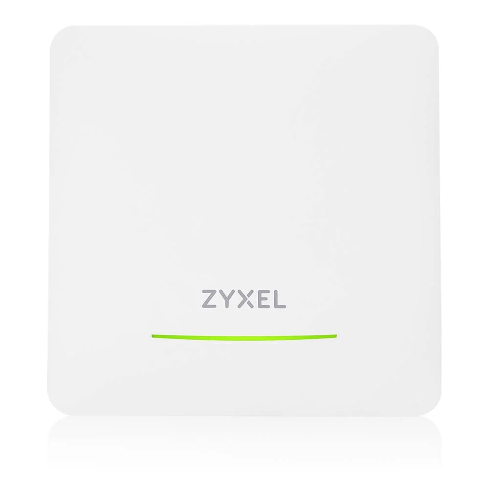 ZyXEL NWA50BEPRO, BE6500, (2.4GHz: 2x2:2, 5GHz or 6GHz: 2x2:2) MU-MIMO, Dual Radio 2.4 and 5 or 6GHz, 1 x 2.5G LAN Ports, PoE+ (802.3at), Standalone/Nebula Cloud Including Power Adapter
