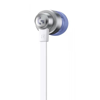 LOGITECH G333 Wired Gaming Earphones - WHITE - 3.5 MM