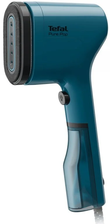 Ръчна парна ютия Tefal DT2020E1 Pure POP, 1300W, до 20g/min, 15 сек. загряване, 70ml резервоар, автоматично изключване, синя