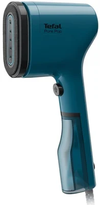 Ръчна парна ютия Tefal DT2020E1 Pure POP, 1300W, до 20g/min, 15 сек. загряване, 70ml резервоар, автоматично изключване, синя