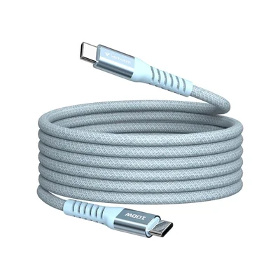 USB-C кабел Verbatim Sync & Charge Magnetic 1.2m 100W, син