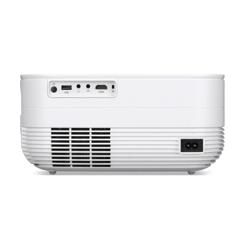 Мултимедиен проектор AOPEN QF81 (от Acer), LCD, Full HD (1920x1080), 1200 lm, LED, 1000:1, HDMI, USB, говорител, бял