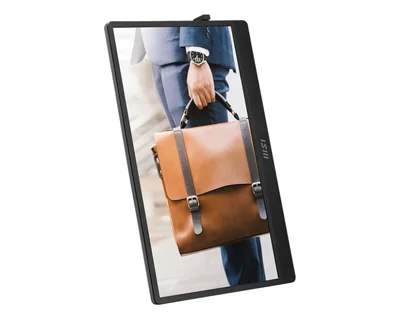 MSI PRO MP161 E2, Portable Monitor, 15.6" FHD IPS, Ultra Slim Design 1.08 cm, Connect with Smartphone, Display Kit app, MSI EyesErgo, Built-in Ergo Fold-out Kickstand, Built-in Speakers 2x 1.5W, 2x USB Type-C (DP 1.2a, 15W PD), mini HDMI, 4ms, 0.75 kg