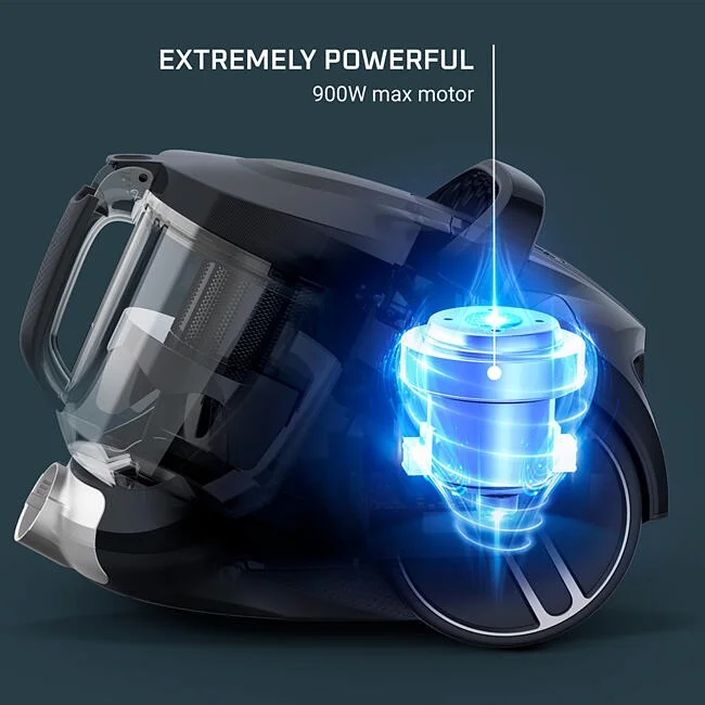 Rowenta RO4B25EA Compact Power XXL, Black, 900W, 2.5L, 75 dB, 2in1 crevice, upholstery