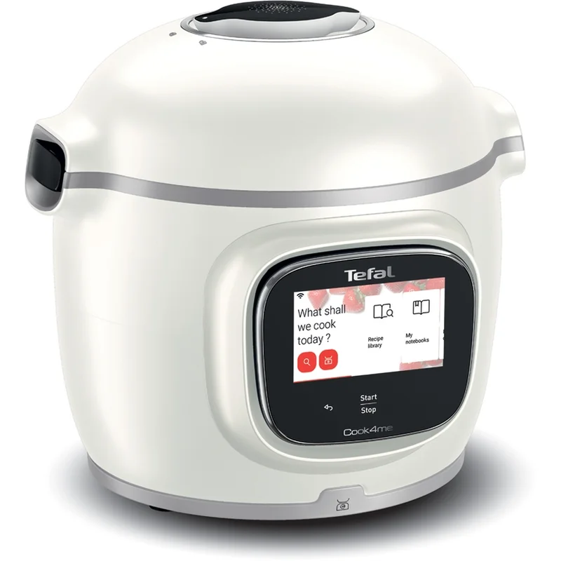 Мултикукър Tefal Cook4me Connect Touch PRO CY9441F2, 6L, вградена везна, Wi-Fi, бял