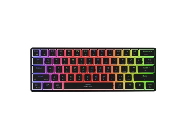 Геймърска клавиатура Genesis Thor 660 G2 Wireless RGB Black Gateron Brown