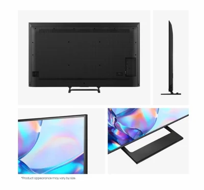 Hisense 65" A7S, 4K Ultra HD 3840x2160, QLED, HDR 10+, HLG, Dolby Vision, Dolby Atmos, Smart TV, Light Sensor, WiFi Direct, BT, Anyview Cast, 3xHDMI, 2xUSB, LAN, CI+, DVB-T2/C/S2, Black