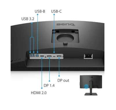 BenQ PD2506Q  25" IPS, 2560x1440 WQHD, 95% P3, DisplayHDR 400, Uniformity, KVM, MST Daisy Chain, USB-C 65W Power Delivery, HDMI, DP, HAS, eye-care, Factory Calibration, Calman Certification, Panetone Validation, 4-side edge to edge, USB Hub, eye-care, De