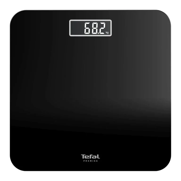 Електронен кантар Tefal PP1800V0 Premiss 3, закалено стъкло, 160 kg, черен