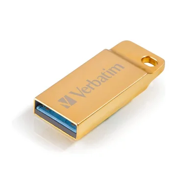 USB флашка Verbatim Metal Executive 64GB USB 3.0 Златен