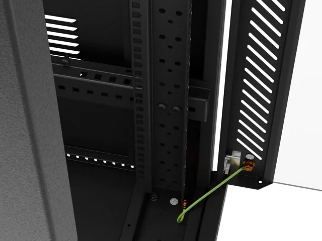 Lanberg rack cabinet 19" free-standing 32U/600X1000 (FLAT PACK) with glass door LCD black