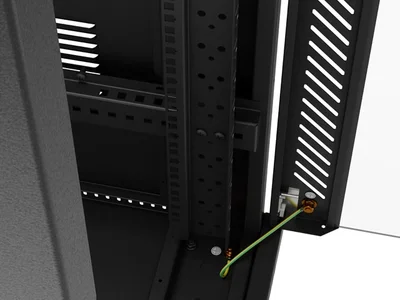 Lanberg rack cabinet 19" free-standing 32U/600X1000 (FLAT PACK) with glass door LCD black