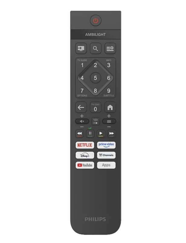 Philips 55PUS8001/12, 55" 4K UHD LED, 3840 x 2160p, 60Hz, 3 sided Ambilight,  DVB-T/T2/T2-HD/C/S/S2, CL+2.0, Perfect Pixel UHD, HDR10, HLG, Titan OS, Dolby Atmos, 3*HDMI, 2*USB, 802.11ac, BT 5.2, Easy Link 3.0, 20W RMS, Black