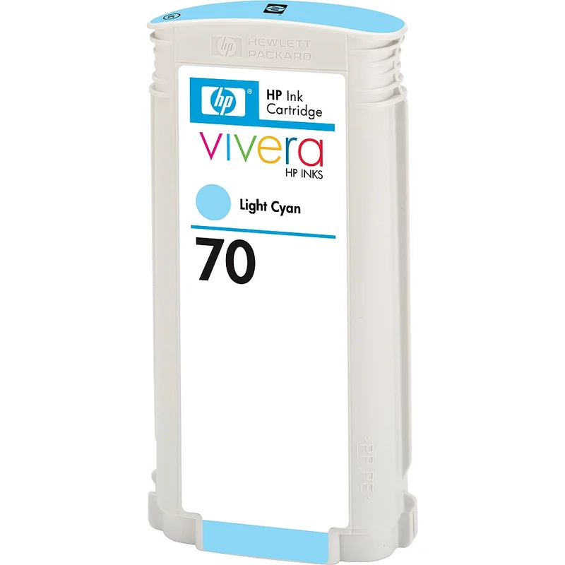 HP 70 130-ml Light Cyan Ink Cartridge