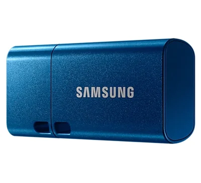 Samsung 256 GB Flash Drive, Read 400 MB/s, USB-C 3.2 Gen 1, Water-proof, Magnet-proof, X-ray-proof, Blue