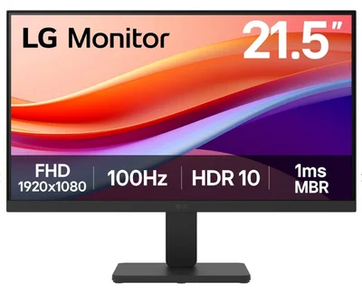 Монитор LG 22U401A-B 21.5" VA 100Hz Full HD 5ms черен