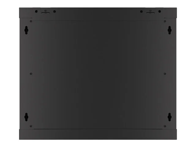 Lanberg rack cabinet 19" wall-mount 9U/600x450 for self-assembly with metal door  black (flat pack)