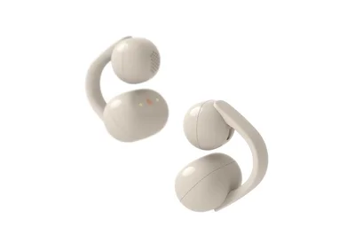 Безжични слушалки Sony – LinkBuds Clip WF-LC900, open-ear, greige