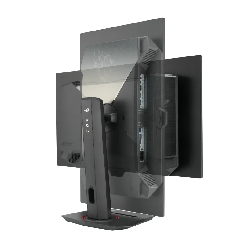Asus ROG Strix OLED XG27ACDNG gaming monitor ,27", 1440p QD-OLED panel, 360 Hz, 0.03 ms, custom heatsink, OLED Anti-flicker, ASUS OLED Care+, uniform brightness, G-SYNC compatible, 99% DCI-P3, and DisplayWidget Center,Black
