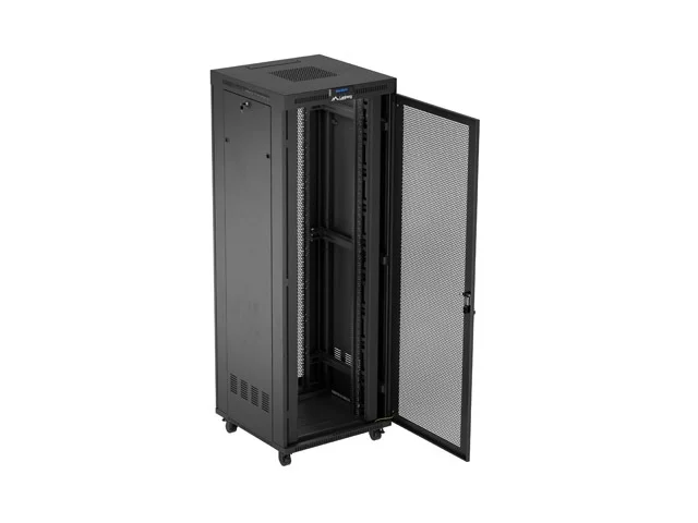 Lanberg rack cabinet 19" free-standing 47U/800X800 (FLAT PACK) with mesh door LCD black