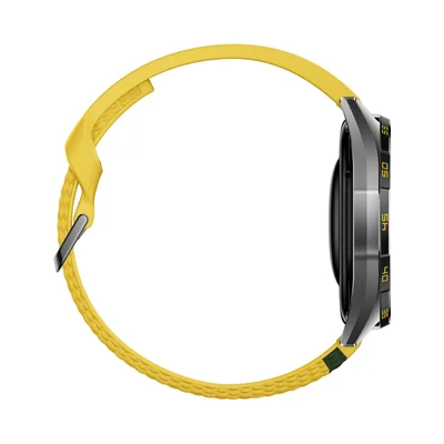 Смарт часовник HUAWEI Watch GT 7 Atum-B39FY, 1.47" дисплей, HarmonyOS 6.1, сив корпус, жълта каишка