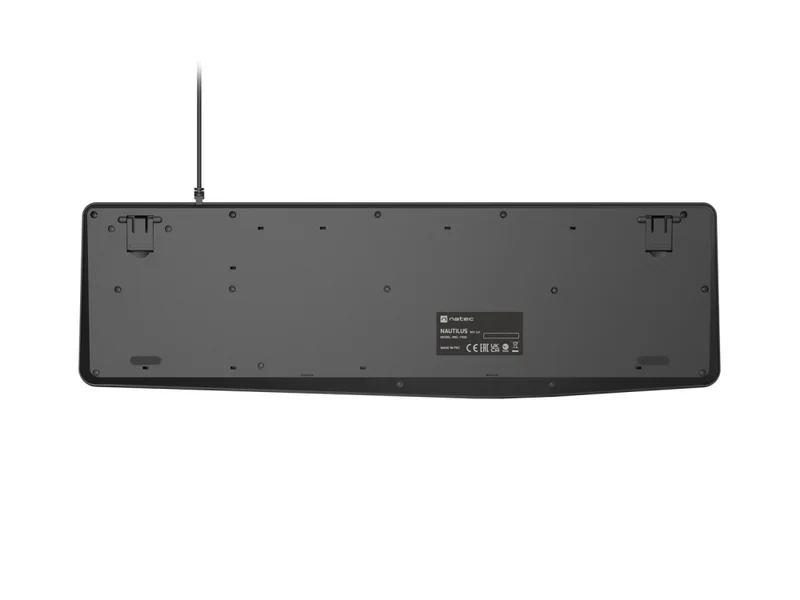 Natec Keyboard Nautilus SLIM US Layout Black