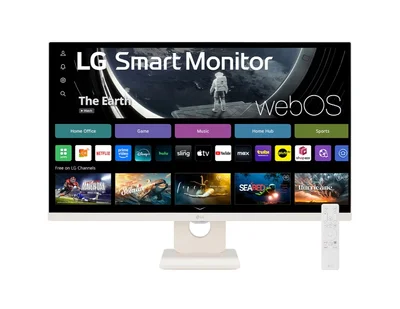 Монитор LG 27U511SA-W 27" IPS 100Hz FHD webOS23 ThinQ sRGB 99% HDR 10 Бял