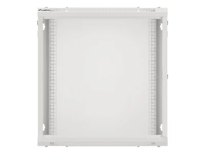 Lanberg rack cabinet 19" wall-mount 12U/600x450 for self-assembly with metal door grey (flat pack)