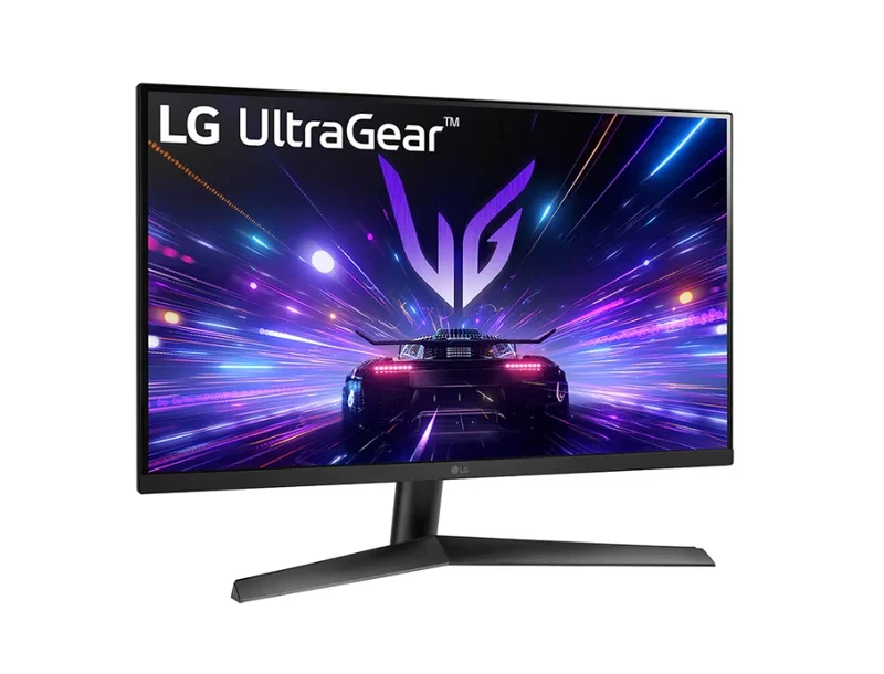 Монитор LG UltraGear 27GS60F-B 27" IPS, 180Hz, 1ms, HDR10, Full HD, FreeSync, G-SYNC, Черен