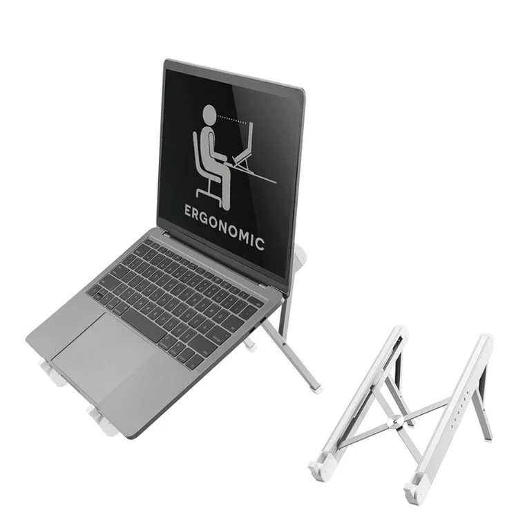 Стойка за лаптоп Neomounts Foldable Notebook Desk Stand, 11"-17", Silver