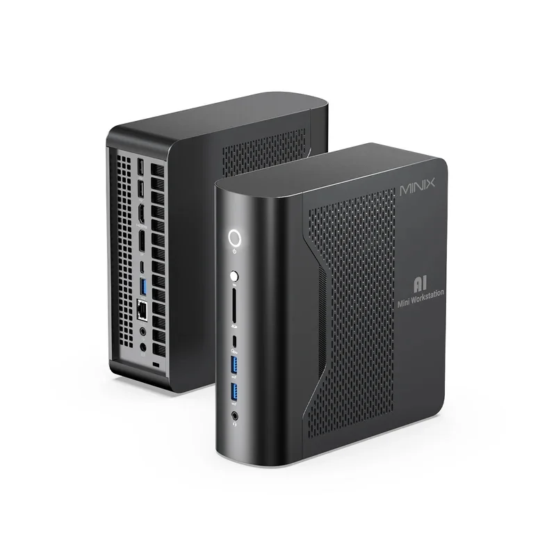 MiniX Elite ER939-AI Pro AMD Ryzen AI Max+ 395, 128GB DDR5, 2TB SSD, Dual LAN 2.5GHz, Wi-Fi 7, Windows 11 Pro