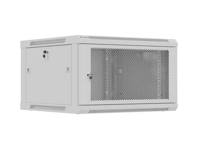 Lanberg rack cabinet 19" wall-mount 9U / 600x600 for self-assembly (flat pack), grey