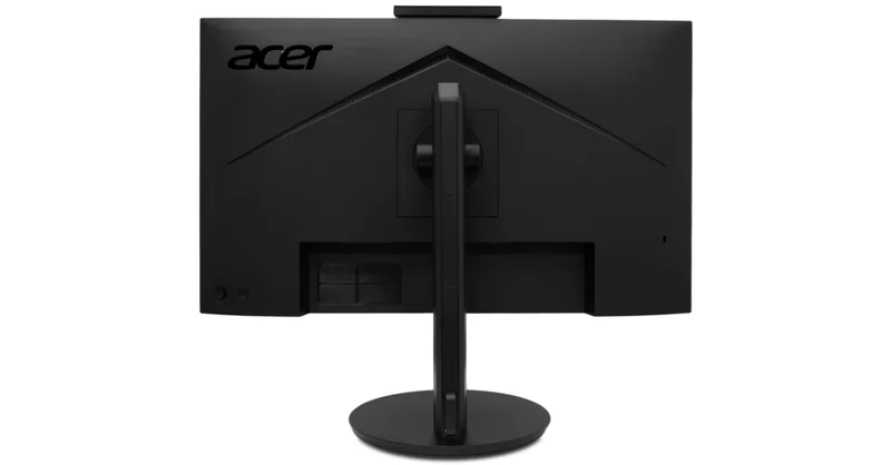 Acer Vero CB242YD6bmiprcx, 23.8'' FHD (1920x1080), IPS, 120Hz, 100M:1, 250nits, 4ms (GTG)/1ms(VRB), AdaptiveSync, VGA, HDMI, DP, Audio In/Out, ZeroFrame, Speakers, Adj.WebCam 5M/Mic array, Energy Class B, TCO, Black, 3Y