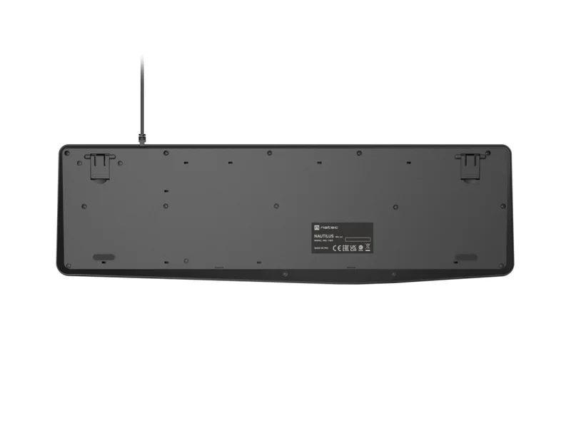 Клавиатура NATEC Nautilus SLIM, Black-Grey, US layout