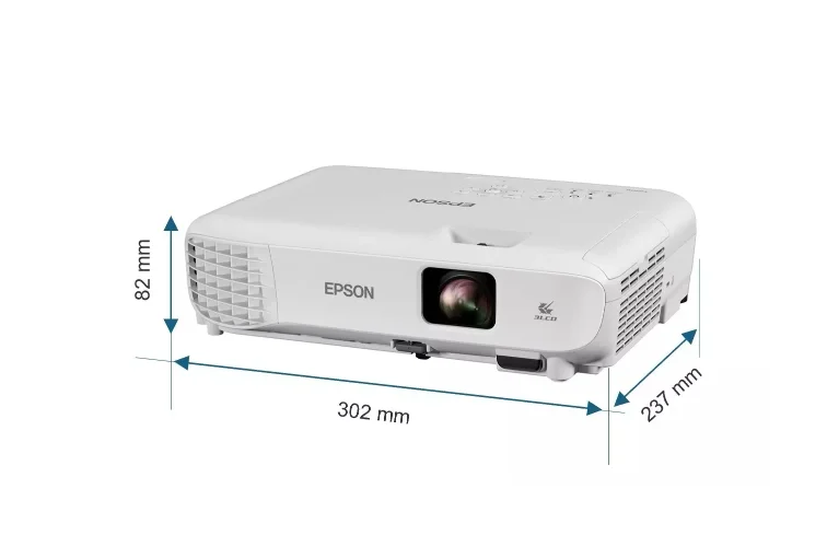 Мултимедиен проектор Epson – EB-W53, 3LCD, WXGA, 4000 лумена