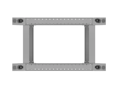 Lanberg open rack 19" 27U  600x800, grey