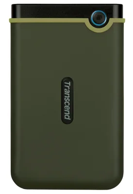 Външен хард диск Transcend – StoreJet M3, 1TB, 2.5", Military Green, Slim