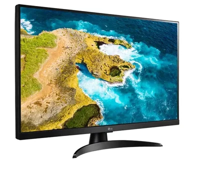 Монитор LG 27TQ615S-PZ 27" IPS Full HD (1920x1080), Smart webOS, DVB-T2/C/S2 тунер, черен