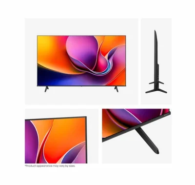 Hisense 65" A6Q, 4K Ultra HD 3840x2160, DLED, DFA, Precision Colour, HDR 10+, HLG, Dolby Vision, DTS Virtual X, Smart TV, WiFi, BT, Light Sensor, Gaming Mode, 1xHDMI2 eArc, 3xHDMI, 2xUSB, LAN, CI+, DVB-T2/C/S2, Black