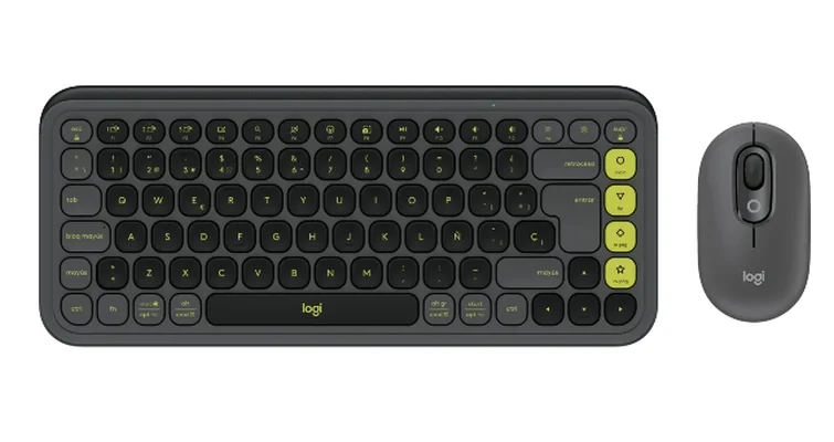 Комплект клавиатура и мишка Logitech Pop Icon Combo Graphite Bluetooth US English