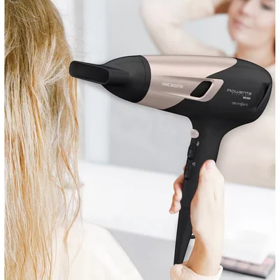 Сешоар Rowenta CV5831F0 Studio Glow 2300W Черен/Розов