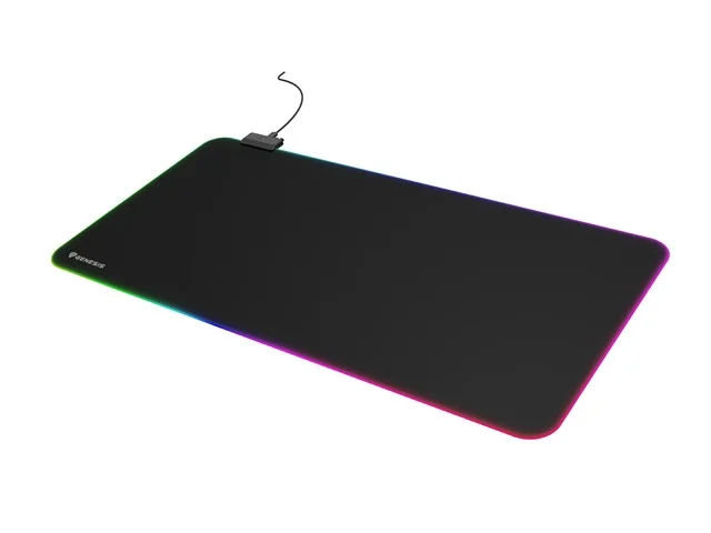 Геймърска подложка за мишка Genesis Boron 500 XXL RGB Logo 800x400 мм
