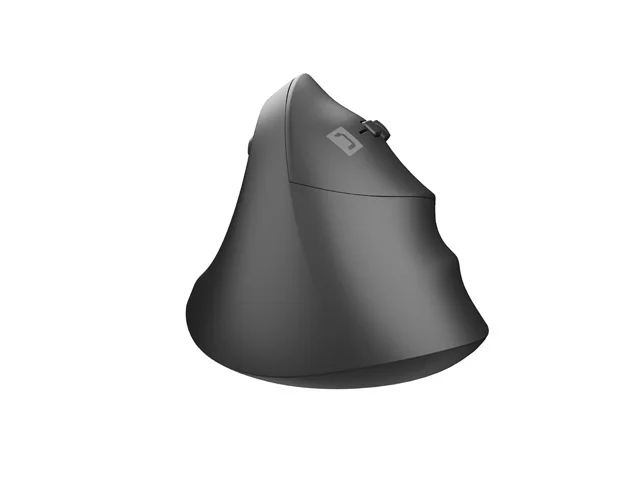 Мишка вертикална NATEC Crake 2, безжична, Bluetooth 5.2 + 2.4GHz, 2400 dpi, 6 бутона, оптична, дясна ръка, черна
